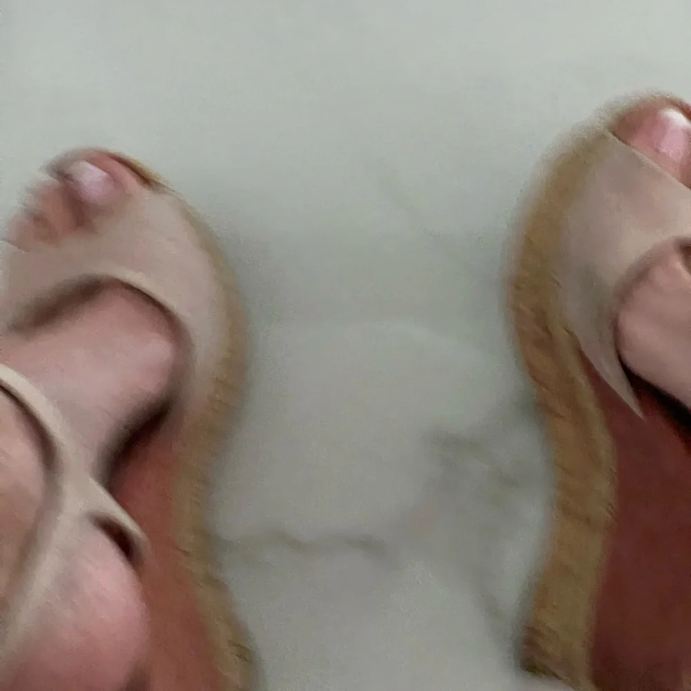 This are Gucci pink used shoes